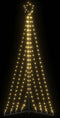 vidaXL - LED-kerstboom - 339 - LEDs - warm - wit - 182 - cm