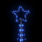 vidaXL - LED-kerstboom - 447 - LEDs - 249 - cm - blauw