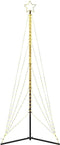 vidaXL - LED-kerstboom - 525 - LEDs - warm - wit - 302 - cm