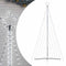 vidaXL - LED-kerstboom - 570 - LEDs - koud - wit - 399 - cm