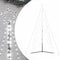 vidaXL - LED-kerstboom - 615 - LEDs - koud - wit - 404,5 - cm