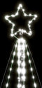 vidaXL - LED-kerstboom - 615 - LEDs - koud - wit - 404,5 - cm