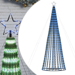 vidaXL - LED-kerstboom - 688 - LEDs - 300 - cm - blauw
