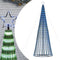 vidaXL - LED-kerstboom - 688 - LEDs - 300 - cm - blauw