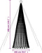 vidaXL - LED-kerstboom - 688 - LEDs - 300 - cm - blauw