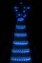 vidaXL - LED-kerstboom - 688 - LEDs - 300 - cm - blauw