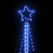 vidaXL - LED-kerstboom - 789 - LEDs - 476 - cm - blauw