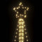 vidaXL - LED-kerstboom - 861 - LEDs - warm - wit - 478 - cm