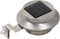 vidaXL LED-solarlampen rond 12 cm wit 6 st