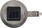 vidaXL LED-solarlampen rond 12 cm wit 6 st