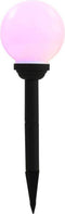 vidaXL LED-solarlampen rond 15 cm RGB 4 st