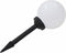 vidaXL LED-solarlampen rond 20 cm RGB 3 st