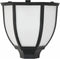 vidaXL LED-solarlampen zwart 3 st