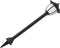 vidaXL LED-solarlampen zwart 3 st