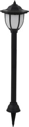 vidaXL LED-solarlampen zwart 3 st
