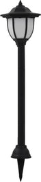vidaXL LED-solarlampen zwart 3 st