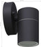 vidaXL LED-wandlamp buiten neerwaarts RVS 2 st