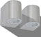 vidaXL LED-wandlamp tuin neerwaarts rond 2 st