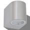 vidaXL LED-wandlamp tuin neerwaarts rond 2 st