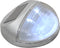 vidaXL LED-wandlampen solar rond zilver 12 st