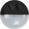 vidaXL LED-wandlampen solar rond zwart 12 st
