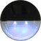 vidaXL LED-wandlampen solar rond zwart 12 st