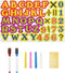 vidaXL Leerbord voor kinderen Easel and Learning 3-in-1