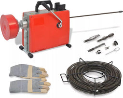 vidaXL - Leidingreinigingsmachine - 250 - W - 15 - m - x - 16 - mm - 4,5 - m - x - 9,5 - mm