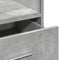 vidaXL - Lessenaar - met - wielen - en - lade - 55x55x107 - cm - hout - betongrijs