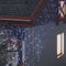 vidaXL - Lichtgordijn - met - 400 - LED's - en - 8 - functies - 10 - m - blauw
