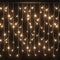 vidaXL - Lichtgordijn - met - 400 - LED's - en - 8 - functies - 10 - m - warmwit