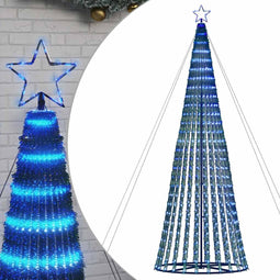vidaXL - Lichtkegel - 1028 - blauwe - LED's - 403 - cm