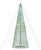 vidaXL - Lichtkegel - 1028 - koudwitte - LED's - 403 - cm