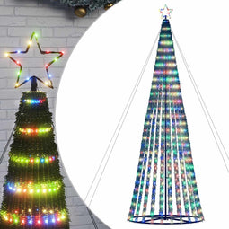 vidaXL - Lichtkegel - 1028 - meerkleurige - LED's - 403 - cm