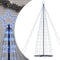 vidaXL - Lichtkegel - 1534 - blauwe - LED's - 503 - cm