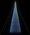 vidaXL - Lichtkegel - 1544 - blauwe - LED's - 500 - cm