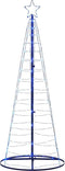 vidaXL - Lichtkegel - 200 - blauwe - LED's - 182 - cm