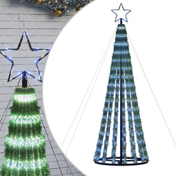 vidaXL - Lichtkegel - 275 - blauwe - LED's - 180 - cm