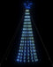 vidaXL - Lichtkegel - 275 - blauwe - LED's - 180 - cm