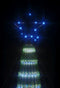 vidaXL - Lichtkegel - 275 - blauwe - LED's - 180 - cm
