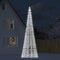 vidaXL - Lichtkegel - aan - vlaggenmast - 1534 - koudwitte - LED's - 500 - cm