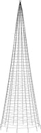 vidaXL - Lichtkegel - aan - vlaggenmast - 1534 - meerkleurige - LED's - 500 - cm