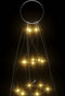 vidaXL - Lichtkegel - aan - vlaggenmast - 180 - cm - 200 - LED's - warmwit
