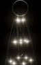 vidaXL - Lichtkegel - aan - vlaggenmast - 200 - koudwitte - LED's - 180 - cm