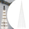vidaXL - Lichtkegel - aan - vlaggenmast - 3000 - koudwitte - LED's - 800 - cm