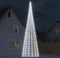 vidaXL - Lichtkegel - aan - vlaggenmast - 3000 - koudwitte - LED's - 800 - cm