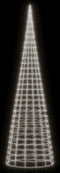 vidaXL - Lichtkegel - aan - vlaggenmast - 3000 - koudwitte - LED's - 800 - cm