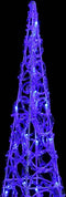 vidaXL - Lichtkegel - decoratief - LED - 120 - cm - acryl - blauw