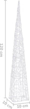 vidaXL - Lichtkegel - decoratief - LED - 120 - cm - acryl - blauw