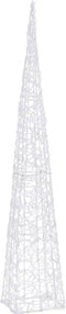 vidaXL - Lichtkegel - decoratief - LED - 120 - cm - acryl - blauw